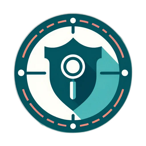 Icône agent IA expert sécurité